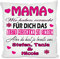 Fotokissen | Personalisiertes Kissen für Mama und Papa | bedrucktes Kissen | Kissen | Motivkissen | Geschenke zu Weihnachten Geburtsttag| Weihnachten, Geburtstag | 40 x 40 cm (Mama, mit Kissenfüllung)