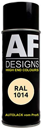 Alex Flittner Designs Spraydose RAL1014 ELFENBEIN matt, matt | Sehr Hochwertiges Acryl Lackspray(lösemittelhaltig) nach RAL