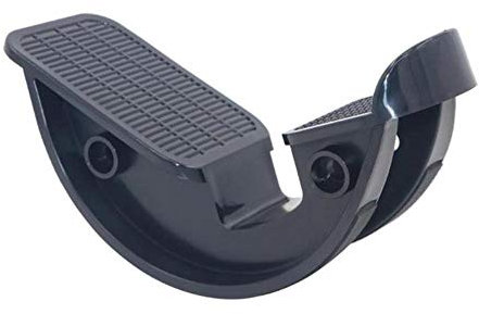 na 1 Stück Fußwippe Wade Knöchel Stretch Board für Achillessehnenentzündung Muskel Massage Fitness Pedal Stretcher Plantar für Yoga, Schwarz