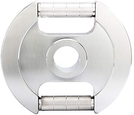Barbell Standard 2-Zoll-Stoßfängergewicht Platten 304 Edelstahl Multifunktionsgriff für olympisches Stangenkrafttraining Gewichtheben Fitness, Single,30kg