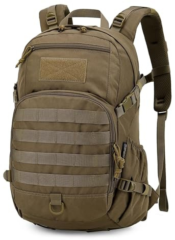 Mardingtop Small Tactical Molle Backpack - 25L Hiking Backpack for Backpacking, Cycling and Biking