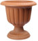 Plastic Flower Plant Pot Holder Stand. Decorative Garden URN Planter. (9.8L / 25.3L / 47L) (No:1 (9.8 Lt), Terra Cotta)