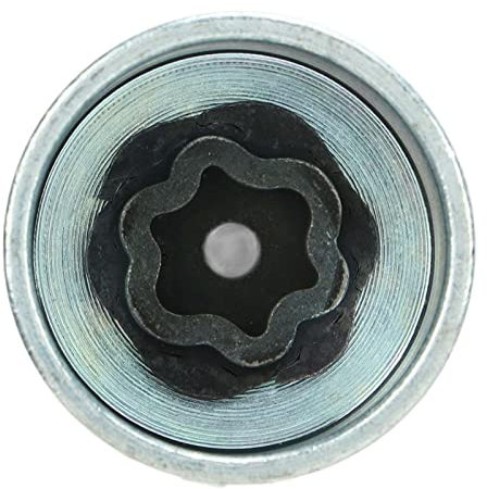 Chiave di blocco della ruota, installazione semplice Robusta presa antifurto Lugnut Anti deformazione Metallo antiruggine per auto(055)