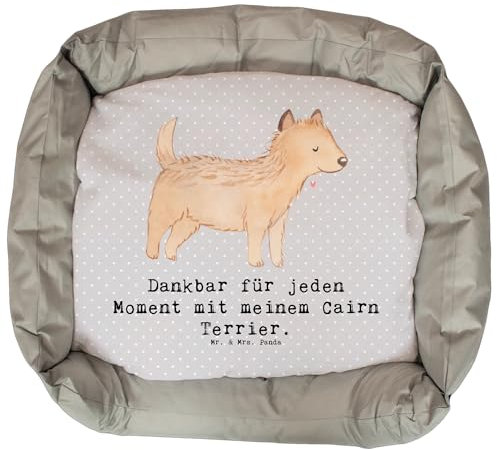 Mr. & Mrs. Panda Hundebett Cairn Terrier Moment - Geschenk, Welpe, Hundekissen, Hundebesitzer, Hundedecke, Tierfreund, Hundeschlafplatz,