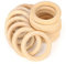 RUBY Holzring, Holzring Hölzern für 16 pc Basteln DIY Handwerk Ring Anhänger und Anschlussstück Schmuck Machen Baby Spielzeug Personenling Rasse (68MM-1)