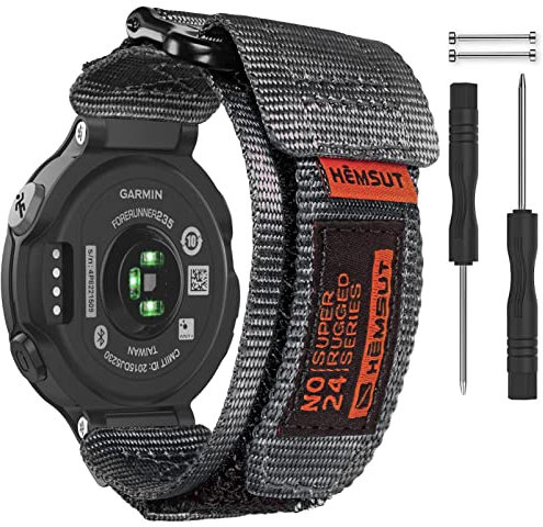 torbollo Kompatibel mit Garmin Forerunner 235, Robuste Ersatz Uhr Band Armband Armband für 220/230/235/620/630/735XT/235 Lite Smart Watch für Frauen Männer
