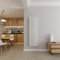 White Vertical Radiator Oval Single Panel Designer Tall Radiators 1600x472mm Central Heating Radiators