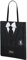 Wednesday Mercoledì Uniform-Borsa della Spesa Shopping Bag, Nero, 34 x 40 cm