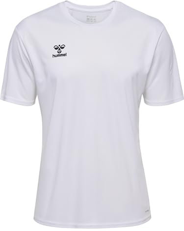 hummel Unisex Hmlessential Jersey S/S Shirt, Weiß, XXL EU