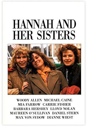 EDSC Classic Movie Hannah And Her Sisters Canvas Poster Schlafzimmer Dekor Sport Landschaft Büro Zimmer Dekor Geschenk Rahmen: 50 x 75 cm