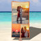 Personalisiertes Strandtuch mit Fotos 76x152cm Mikrofaser Strandtuch schnell trocknendes Badetuch Personalisierte Geschenke für den Strand, Reise, Sauna