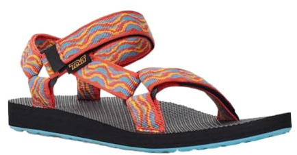 Teva Original Universal Sandals Revive 80s Archival Revival Patterned Vegan Flip Flops UK Size 6