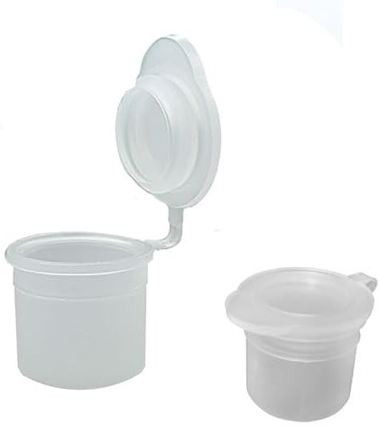3.5ml Small Plastic Paint Pot Tub, Storage nail art, Gems, Seeds 2cm (50)