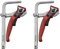 2 x ratchet table clamp, quick release rod clamp, steel clamp, F rail clip for perforated table and guide rail system