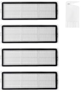 EtliN Compatible con Xiaomi Robot Vacuum X10, Piezas de Robot Aspirador, Repuesto de Cepillo Lateral Principal, Filtro Hepa, paño de fregona, Accesorios for Bolsa de Polvo (Color : Set 16)