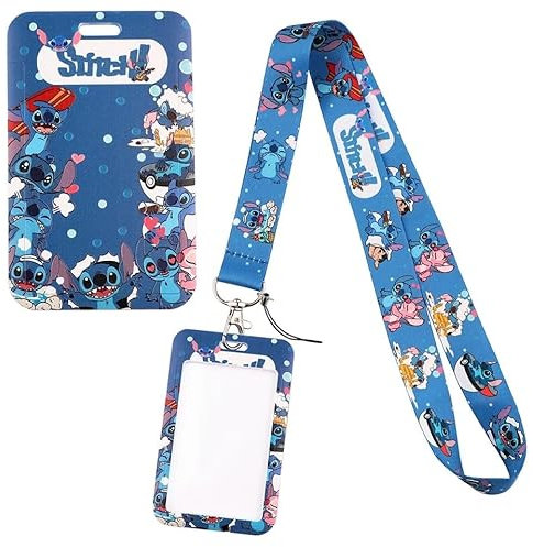 Porte carte badge Lilo et Stitch