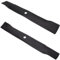 Jeu de 2 lames de 54 cm pour John Deere AM137331 AM140974 X300R X305R M156558 M156559