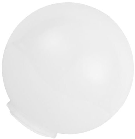 Zerodeko Ersatz-Lichtkugel Mit Halsloser Öffnung 30 Cm Weißer Acryl-Kugel-Lampenschirm Pfostenlampenschirm Außenleuchte Lichtabdeckungen Für Gartenleuchte Im Freien Wandleuchte
