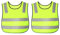 ONEINHE 2-Pcs Hi Vis Westen für Kinder, Gelbe High Vis Jacken Hohe Sichtbarkeit Reflektierende Sicherheitsweste für Kinder Mädchen Jungen im Freien