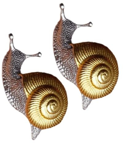 BWANGIAO Modische Schnecken-Ohrstecker, Schmuck, zarte Schnecken-Ohrverschönerungen, auffällige Schnecken-Ohrringe, Ohrstecker-Accessoire