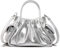 XBOKA Modische Handtasche in Wolkenform für Damen, PU-Leder, Schultertasche, Umhängetasche, Geldbörse mit verstellbarem Riemen