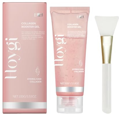 Collagen Maske,Collagen Night Wrapping Mask,Feuchtigkeitsspendend Baby Glow Collagen Mask,Baby Collagen Glow Mask,Tief Nährende,Strahlende Haut Strahlend.mit 1 Gesichtsmaske Pinsel(100g)