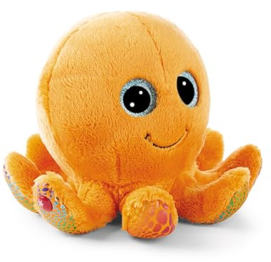 Kuscheltier GLUBSCHIS Oktopus Olly Polly 15cm - orange - Stofftier aus weichem Plüsch, niedliches Plüschtier zum Kuscheln und Spielen, für Kinder & Erwachsene, tolle Geschenkidee | 61843