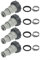 Kompatibler Schlauchadapter für Intex Pools verwandelt Gewindeverbindungen in Klemm-Stil, geeignet für mehrere Filter (4 Sets)