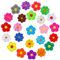 Oruola 24 Pcs Iron on Patches for Clothes,Flower Patches for Clothing,Colorful Sunflower Iron on Patch with 12 Color Sew on Patche for Clothing,Bags,Jeans,Clothes DIY Patche
