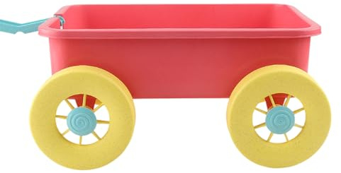 Play Sand Toys Set, Beach Cart Kids, 35x30.5x18cm/13.78x12.01x7.09 Inches Finely Polished Tools, Outdoor Fun Accessories, 1 Pack, for Pool Lake Backyard Garden Portable Sands Carts