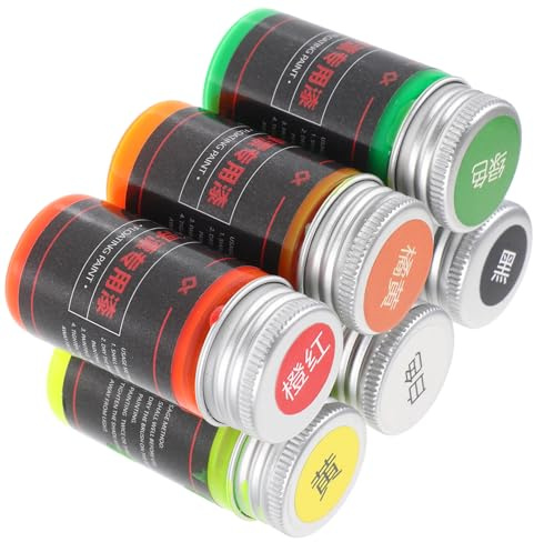 Cabilock Lot de 6 Peintures Fluorescentes Grossissantes pour Flotteurs de Pêche Peinture à l'huile 30 ML Réparation Rapide et Solide des Leurres Accessoires Indispensables pour Pêche