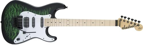 Jackson X Series Signature Adrian SDXQ MN Transparent Green - E-Gitarre