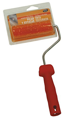 RODILLO PINTURA MINI ESTUCAR PORO 3 RULO PLUMA 10 CM R62080 ESPUMA