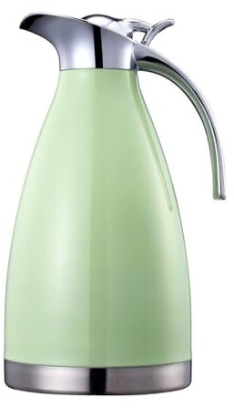 bonnoces 64 oz termo de acero inoxidable jarra térmica Insualted de vacío – doble pared/jarra con tapa – café/té jarra de retención de calor & frío – 2 litros