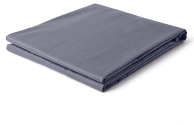 YnM Exclusive Cotton Duvet Cover for Weighted Blankets (60''x80'') - Dark Grey Print