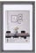 walther design Cadre Photo Acier 40 x 60 cm avec Passe-Partout, Cadre Plastique Style Acier ES460D