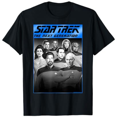 Star Trek Next Generation Group Shot Graphic T-Shirt T-Shirt