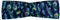 ABAKUHAUS Pfau Halstuch Bandana Kopftuch, Grafik-Pfau-Vogel Federn Hintergrund Designed Bild, Elastisch und Angenehme alltags accessories, Navy Blau Orange