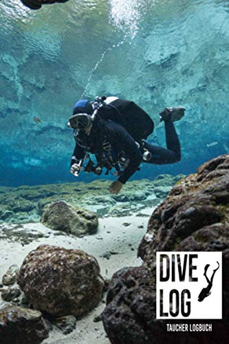 Dive Log: Logbuch für Taucher | A5 Format | 120 Tauchgänge | Geschenkidee | Gerätetauchen