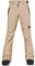 Caige Frauen Schneehose wasserdichte und warme Skihose,Braun,S