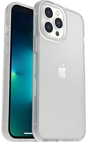 OtterBox Sleek Series Case for iPhone 13 Pro Max/iPhone 12 Pro Max, Shockproof, Drop proof, Ultra-Slim, Protective Thin Case, Tested to Military Standard, Clear, No Retail Packaging
