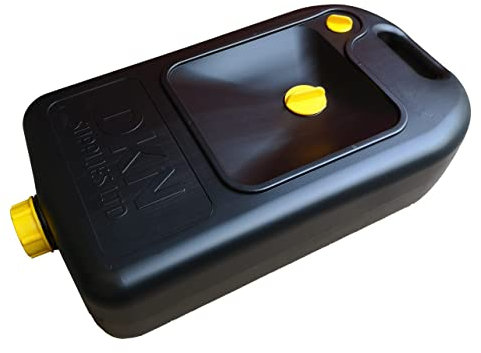 DKN LEISURE Bidon de vidange d'huile pour moto Noir 10 l