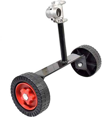 FUMHEUF Universal-Räder, verstellbar, Hilfsräder, 25 mm, Trimmerkopf für Unkraut, Rasentrimmer, Benzin / elektrische Motorsense