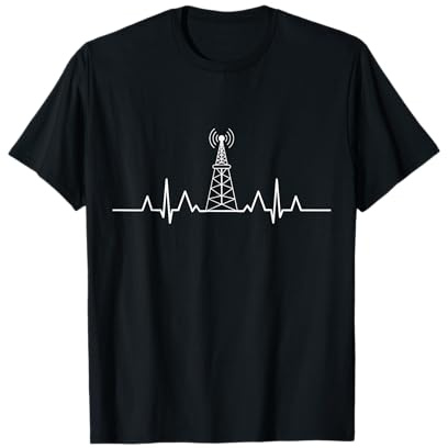 Ham Radio Heartbeat ham radio, amateur radio T-Shirt
