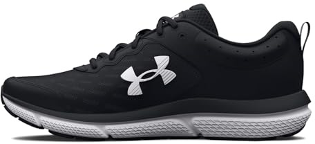 Under Armour Women's Charged Assert 10, (001) Black/Black/White, 9, US