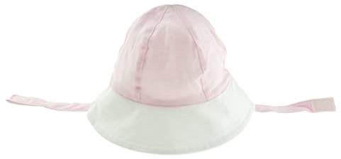 Glamour Girlz Baby Mädchen Jungen Soft Jersey Baumwolle Weiß Pink Block Farbe Eimer Glocke Beanie Sonnenmütze, Rose, 68