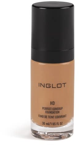 Inglot HD Perfect Coverup Foundation, Für einen langanhaltenden Effekt mit HD Pigmenten, Hypoallergen, natürliches, makelloses Aussehen, mit weißen Trüffelextrakts, 30 ml : 83