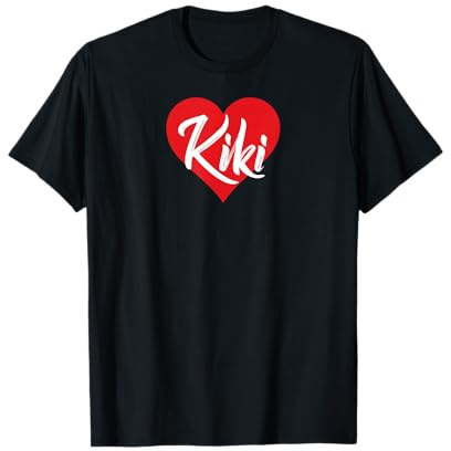 J'aime Kiki Premier Nom et Cœur T-Shirt