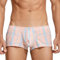 BreakEgg Boxer da uomo in tessuto di cotone con chiusura a bottone, boxer classici, Rosa, X-Large