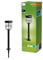 Philips Outdoor Ultra-Efficient Solar Radii Sockelleuchte Spiess 1.3W, Linkable Sensor, 3000 Kelvin, schwarz